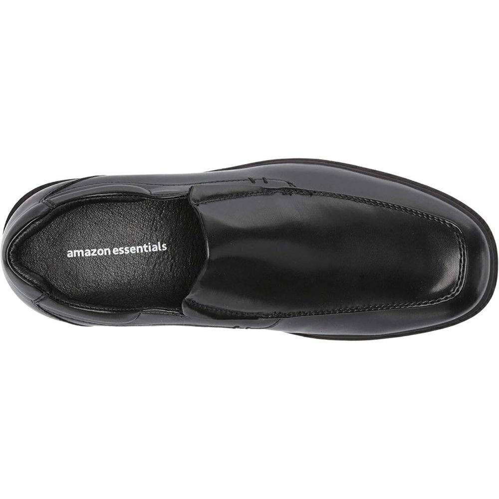 NWT Boys Child Sz 12 Loafers Dress Shoes Slide On Black Unisex Amazon Essentials - Picture 4 of 7
